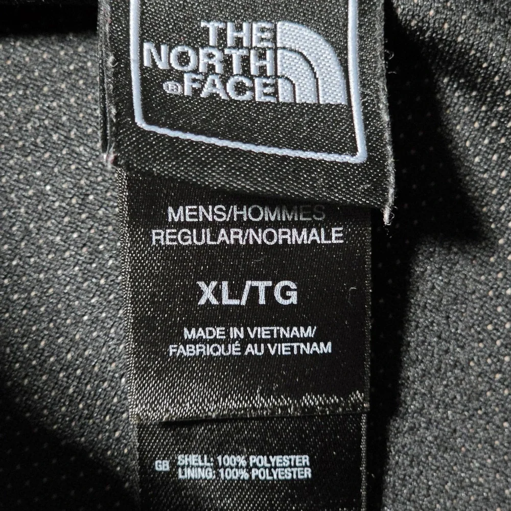 The North Face Mens WindWall Fleece Vest Black XL Full Zip Softshell Outdoor